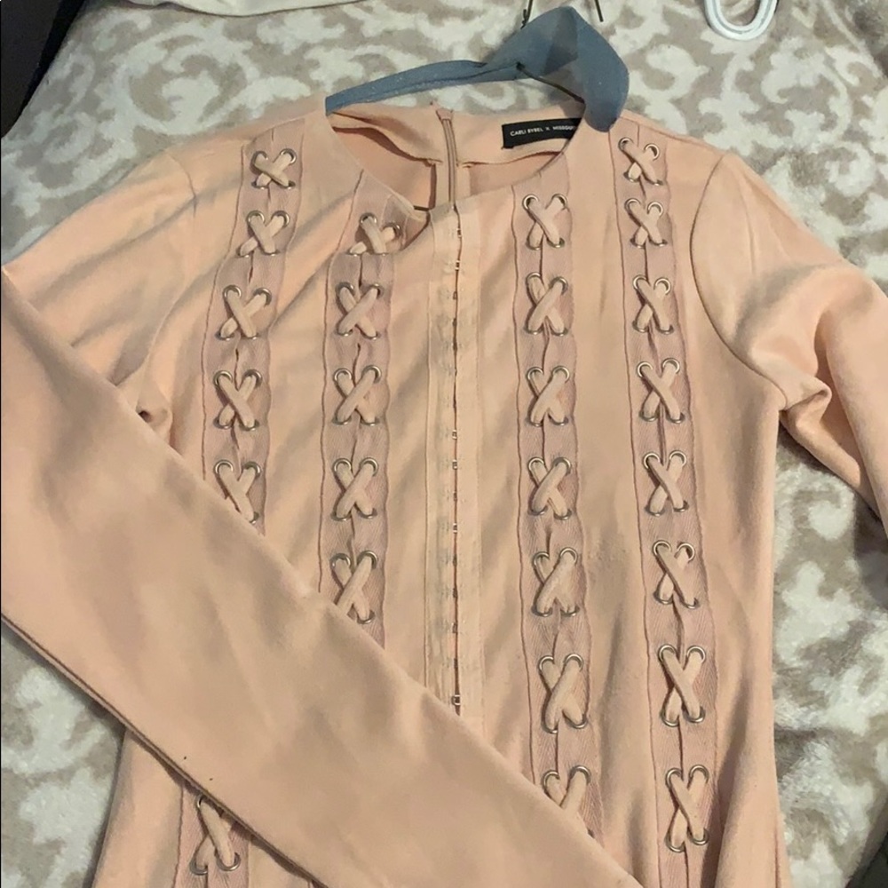Baby Pink Mini Dress